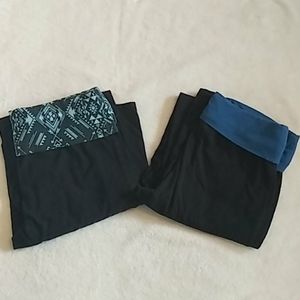 2 pairs yoga pants